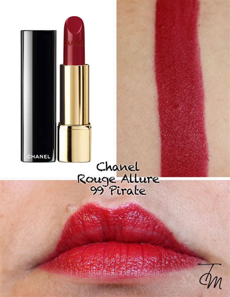 rossetto chanel allure velvet pirate|Chanel pirate 99 rouge.